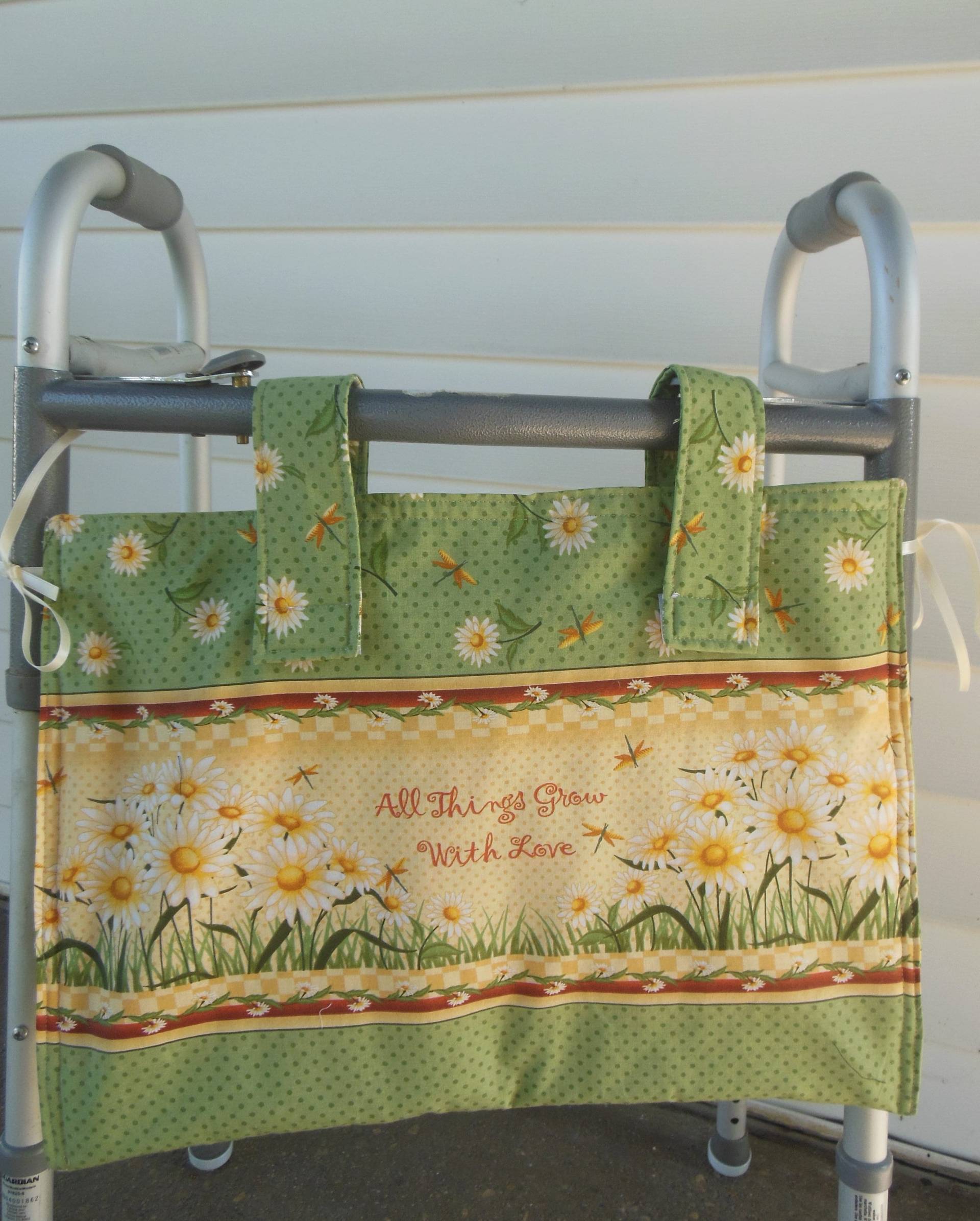 Daisy Love Walker Tragetaschen 11x19 Zoll, Maschinenwaschbare Gefütterte Walker-Tasche, Bettgitter-Caddy, Walker-Organizer-Taschen, Geschenk Für von Etsy - myscap