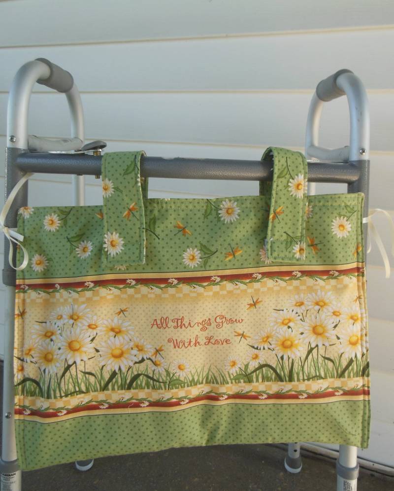 Daisy Love Walker Tragetaschen 11x19 Zoll, Maschinenwaschbare Gefütterte Walker-Tasche, Bettgitter-Caddy, Walker-Organizer-Taschen, Geschenk Für von Etsy - myscap