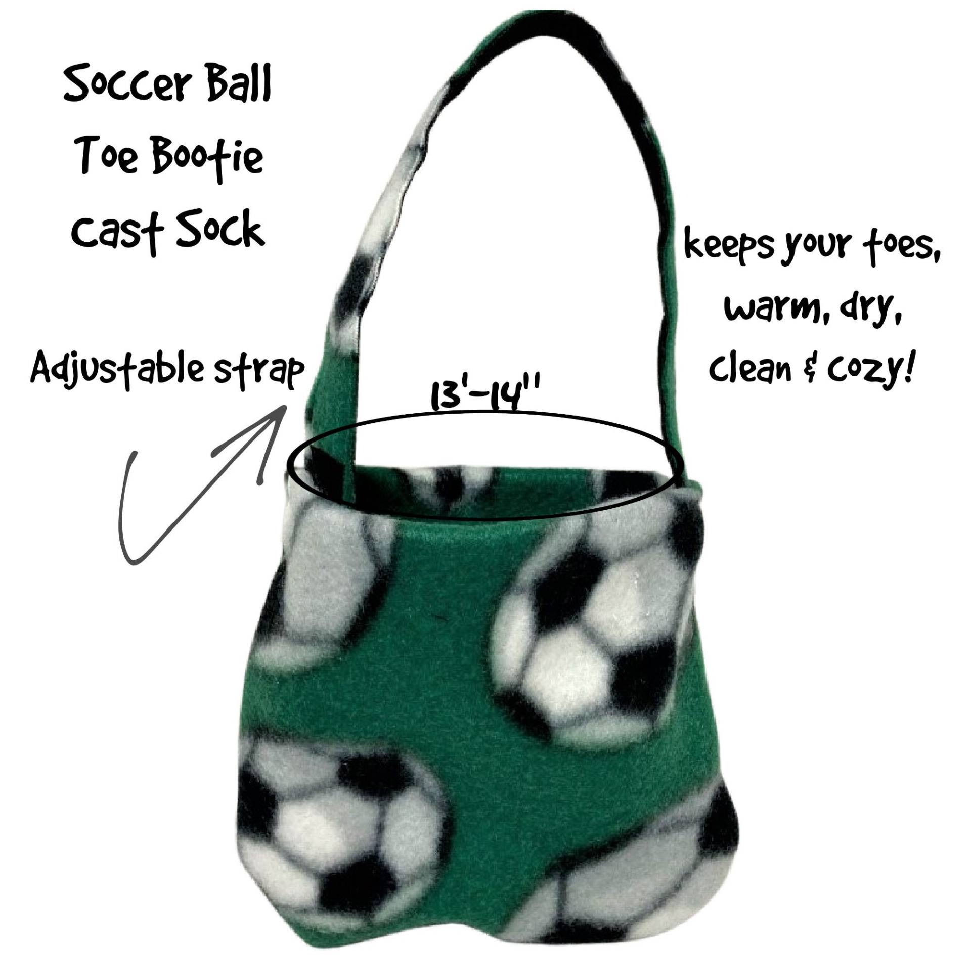 Fleece Zehentrenner, Softball Fußball Print, Verstellbarer Riemen von Etsy - myscap