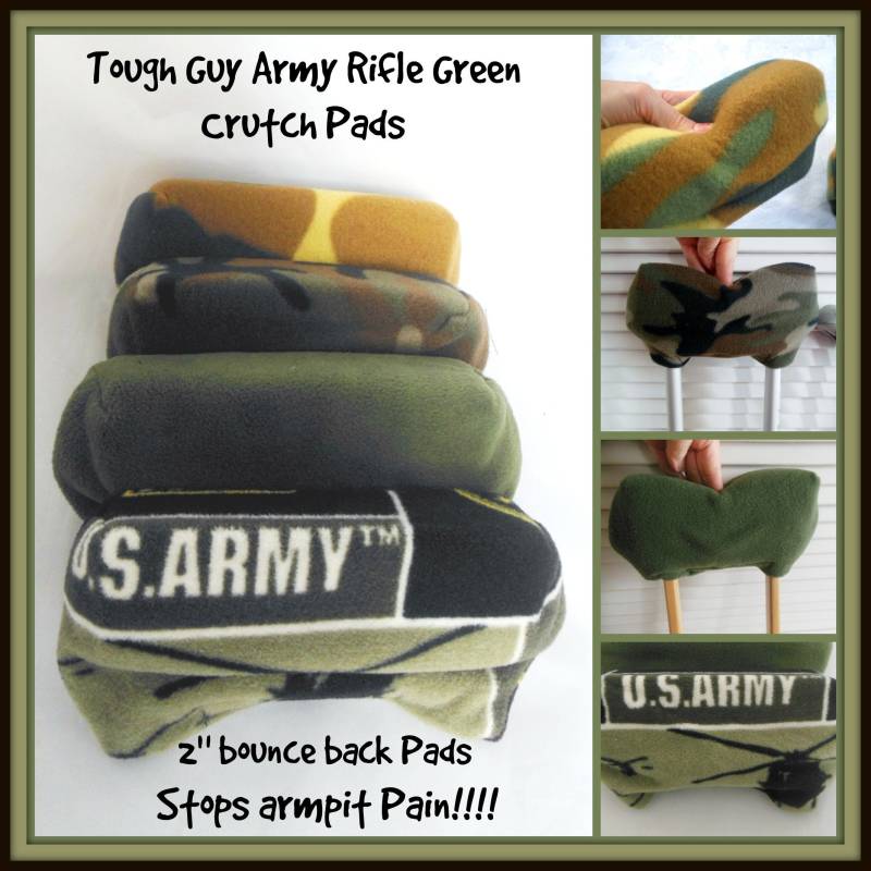Gepolsterte Krücke Wraps Army Camouflage Fleece Krückenpads von Etsy - myscap