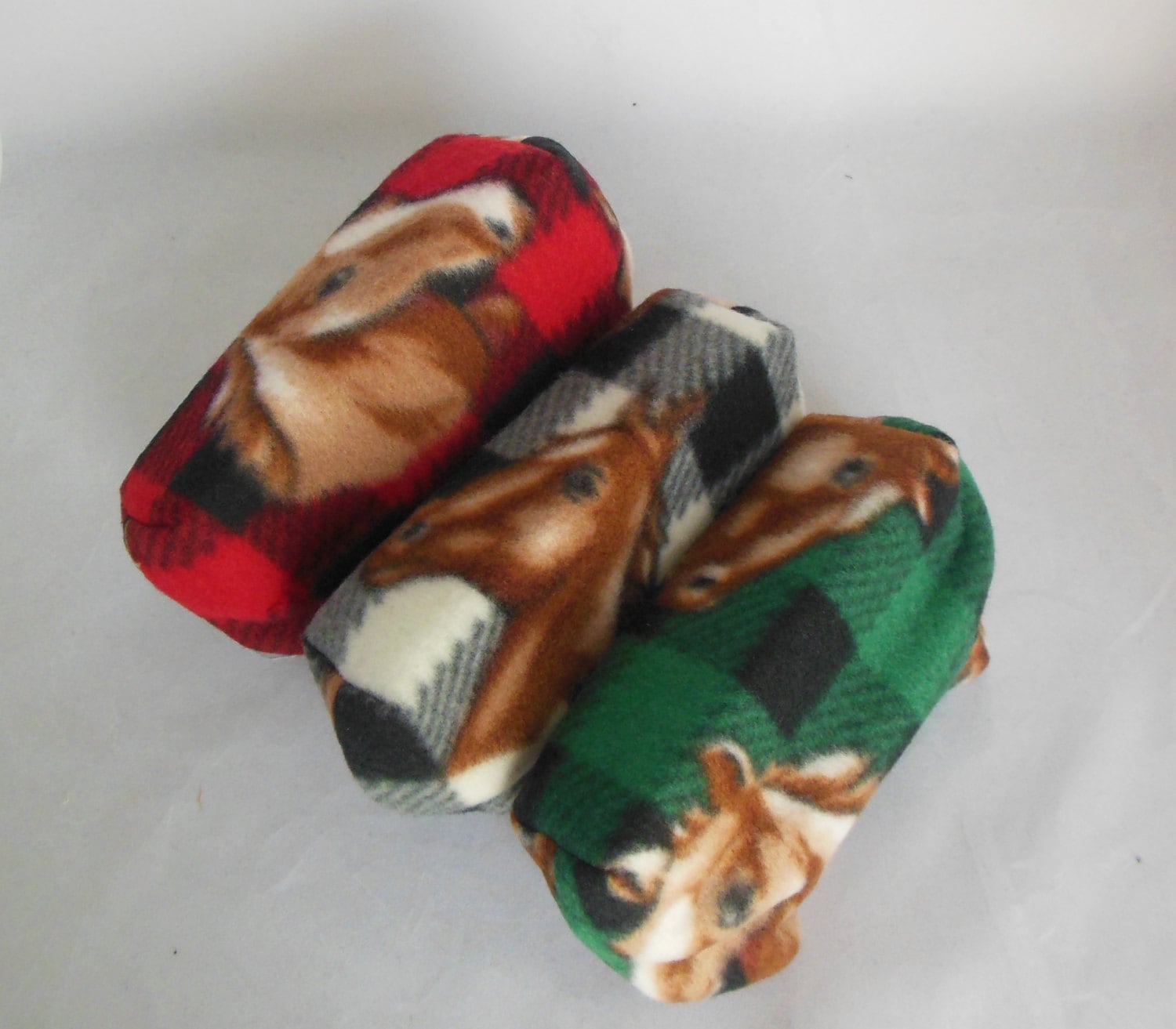 Pferde Karierte Krückenpads, Krückentasche, Toe Bootie von Etsy - myscap