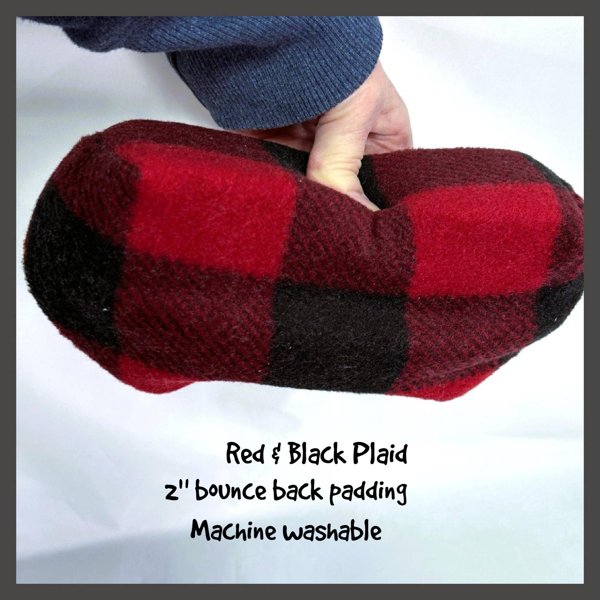 Rot Schwarz Grün Kariert Fleece Gepolsterte Krücken Wraps von Etsy - myscap