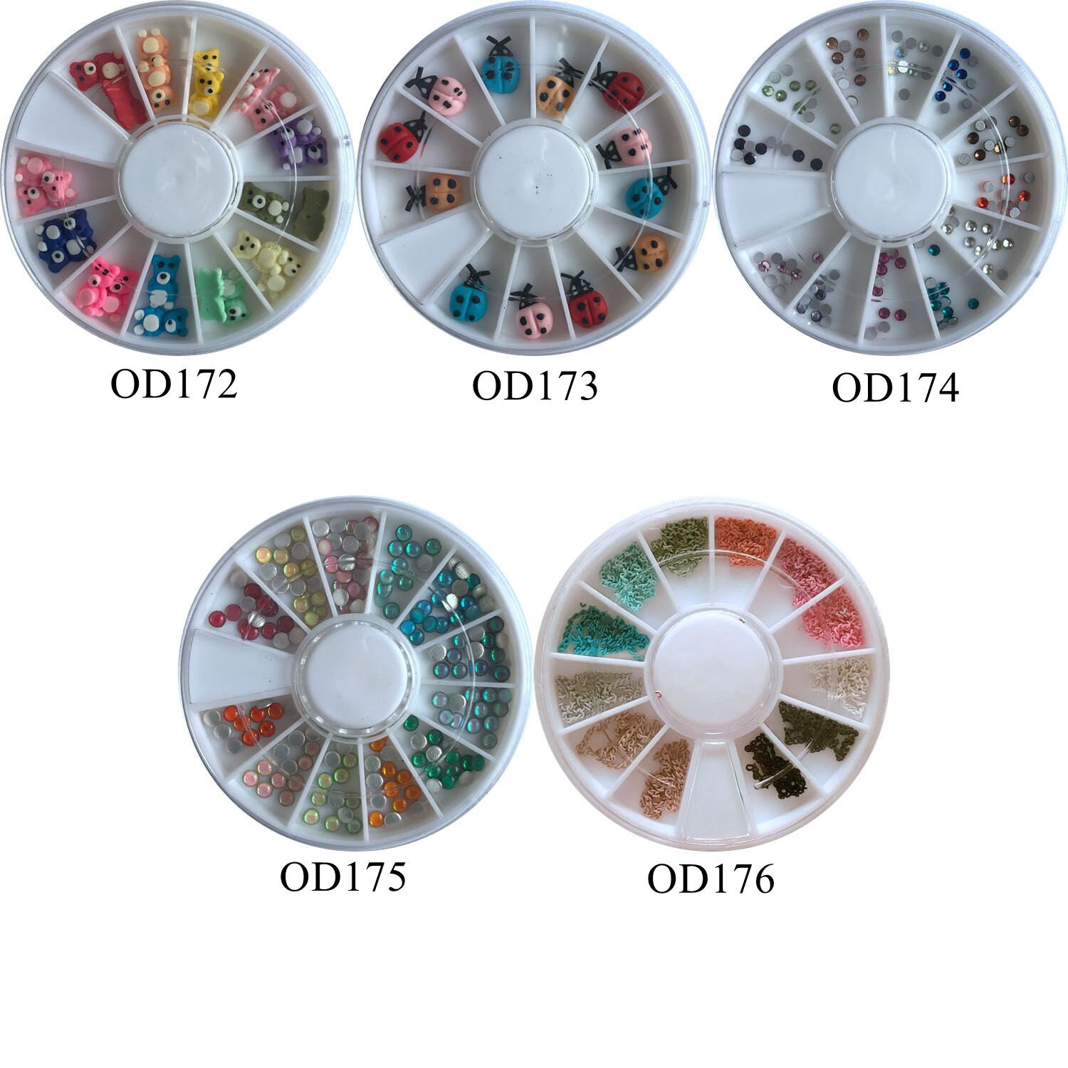 1 Rad Nail Art Dekoration Im Polymer Bär/Käfer Deco Kette Strass von Etsy - nailartfairy