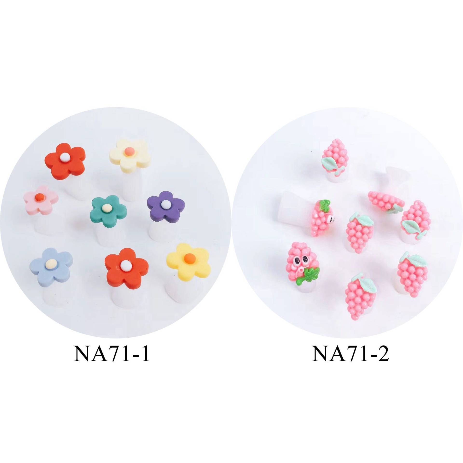 8Pcs/Set Nail Art Wiederverwendbare Silikon Zehenabscheider Werkzeuge Erdbeere Und Blume Form Na71 von Etsy - nailartfairy