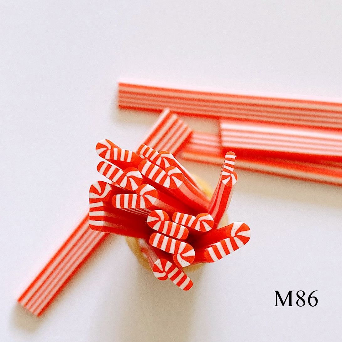 M-86 5Pcs Weihnachten Candy Polymer Clay Cane Stick Diy Zubehör Weihnachtsstick M-86 5Pcs Weihnachten Candy Polymer Clay Cane Stick Diy Zubehör Weihnachtsstick von Etsy - nailartfairy