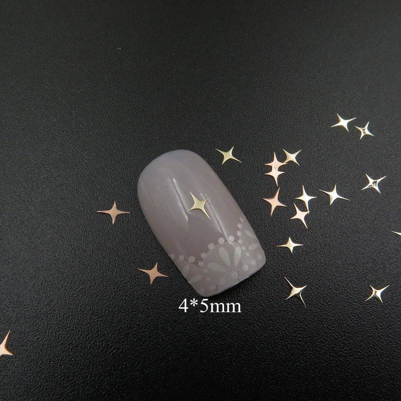 Ms344-2 100Pcs Nail Art Gold Cross Deco Metall Aufkleber von Etsy - nailartfairy