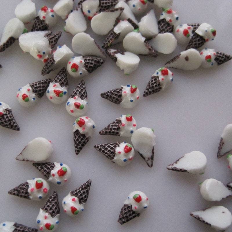 Rc88 30Pcs Süße Nagel Kunst Eis Form Dekoration Diy Nail Art Versorgung von Etsy - nailartfairy