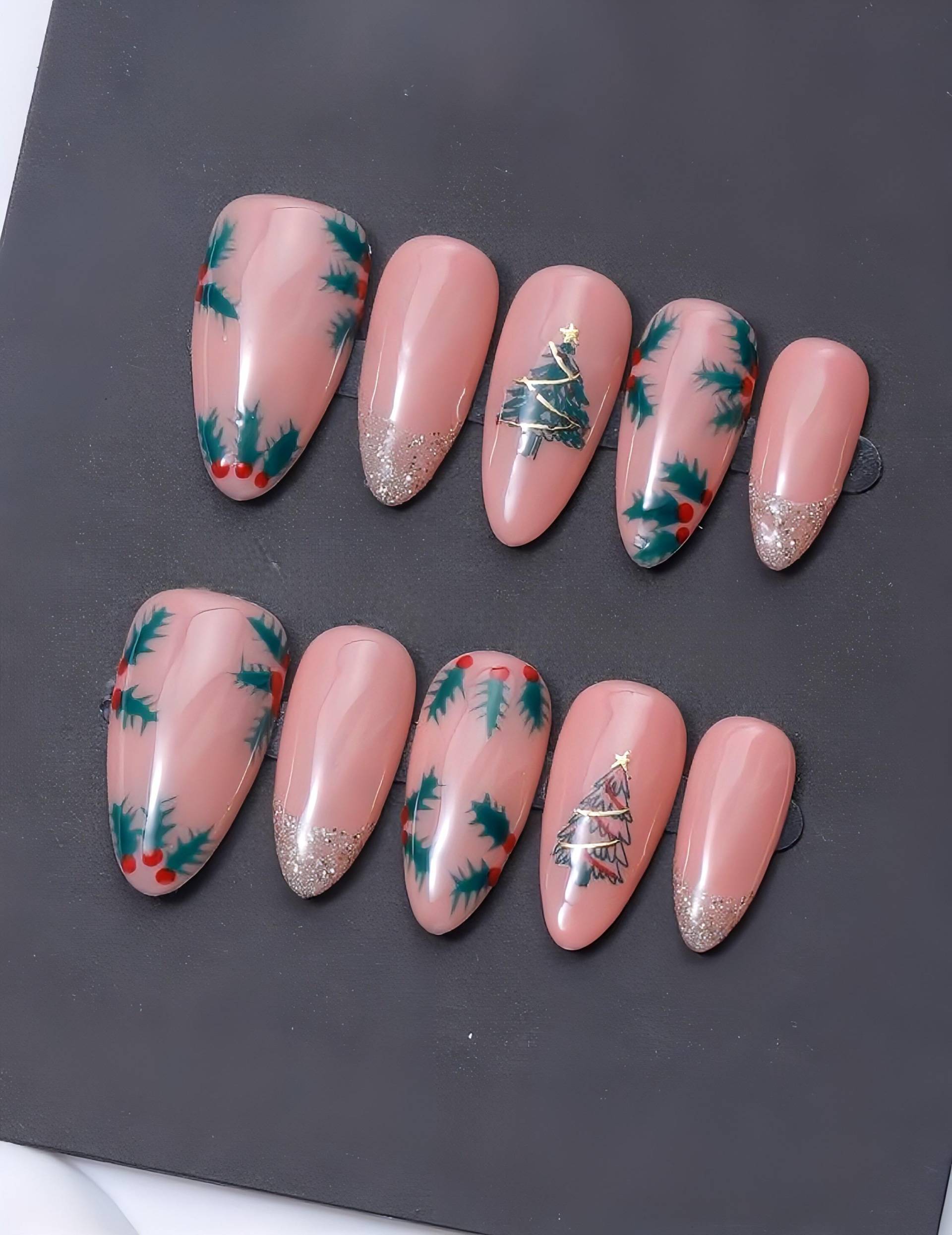 Eterna - 3D Handgemachte Wiederverwendbare Pressnägel von Etsy - nailauraDE