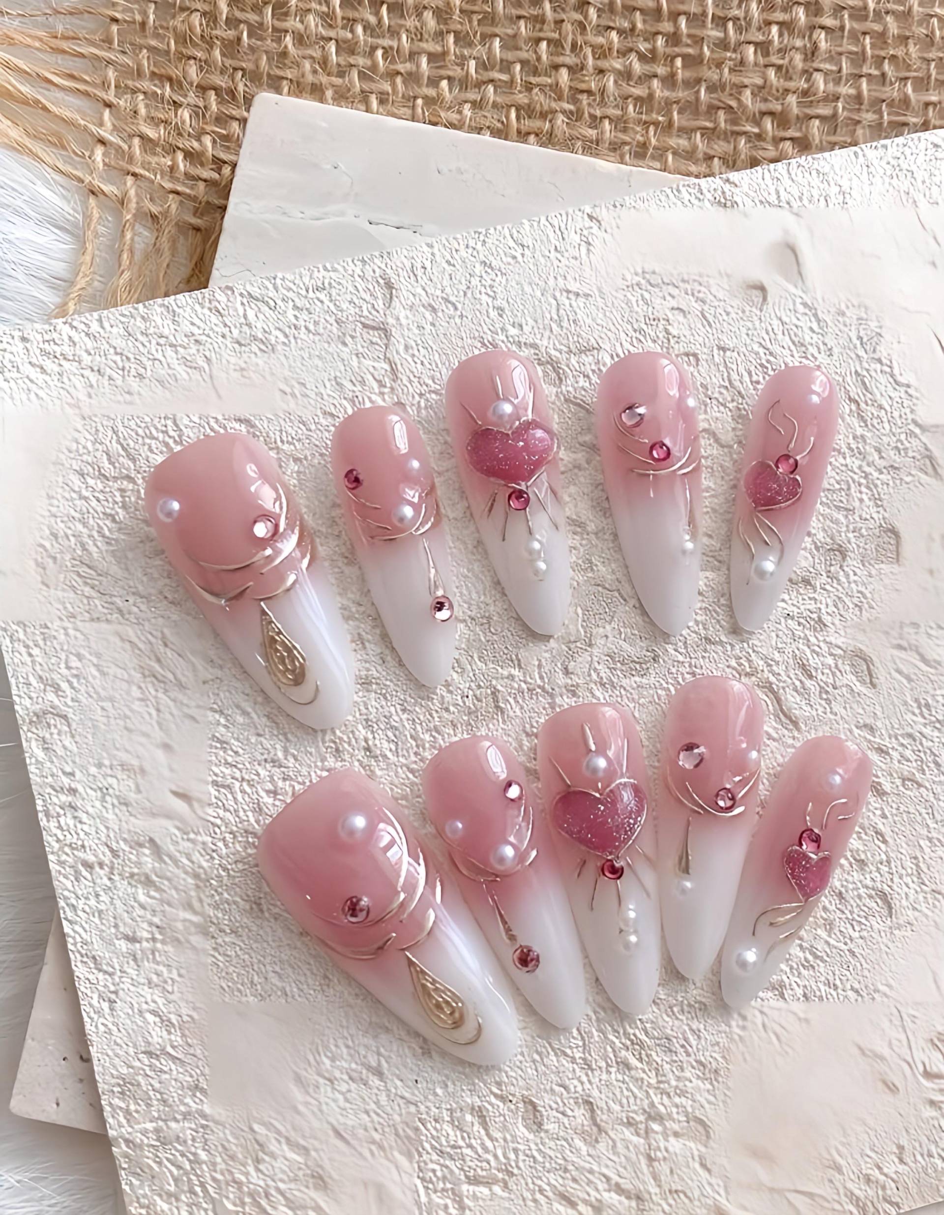 Flesh & Frost - 3D Selbstgemachte Nägel Zum Aufpressen von Etsy - nailauraDE