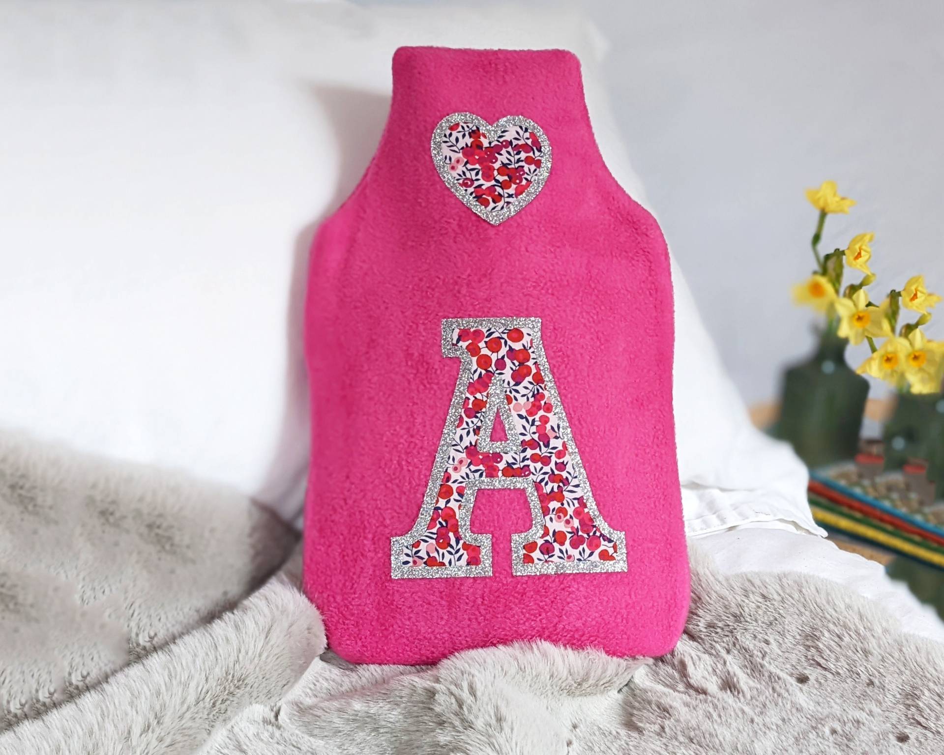 Liberty Floral Initialisiert Wärmflaschenbezug von Etsy - nickynackynoodesigns