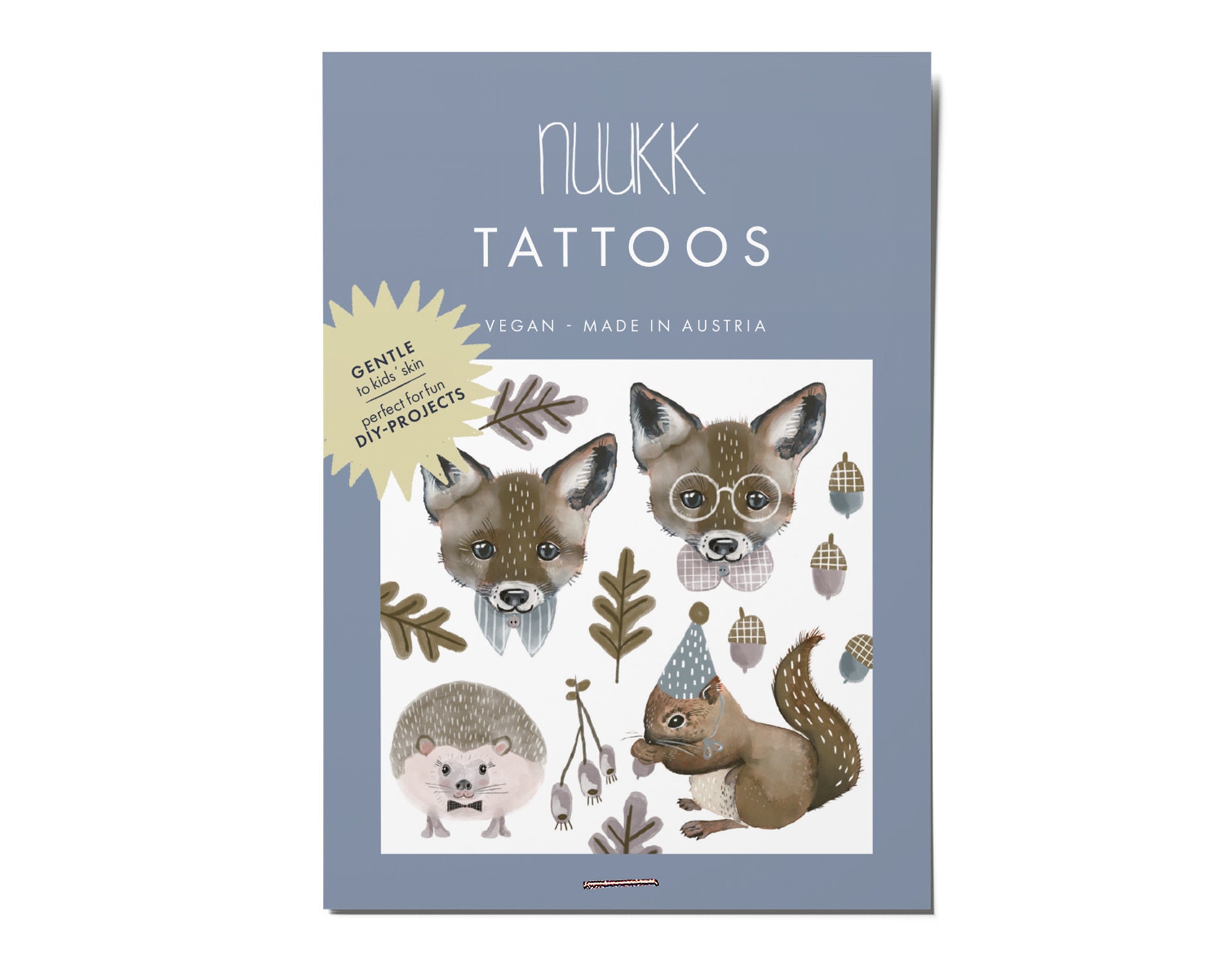 Temporäres Tattoo - Fuchs & Eichhörnchen Temporäres Tattoo - Fuchs & Eichhörnchen von Etsy - nuukk