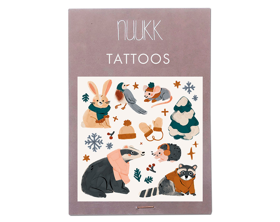 Temporäres Tattoo - Mützen & Schals Temporäres Tattoo - Mützen & Schals von Etsy - nuukk