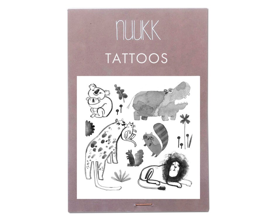 Temporäres Tattoo - Nilpferd Temporäres Tattoo - Nilpferd von Etsy - nuukk