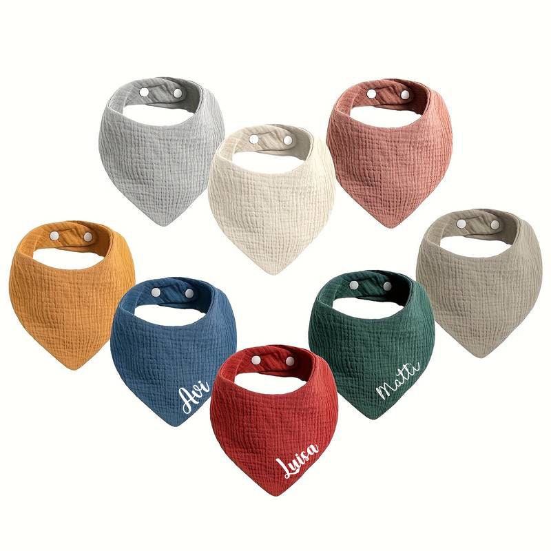 Musselin Dreieckstuch, Lätzchen Für Baby/Kind, Personalisiert - Viele Farben Musselin Dreieckstuch, Lätzchen Für Baby/Kind, Personalisiert - Viele Farben von Etsy - oLEDoFrames
