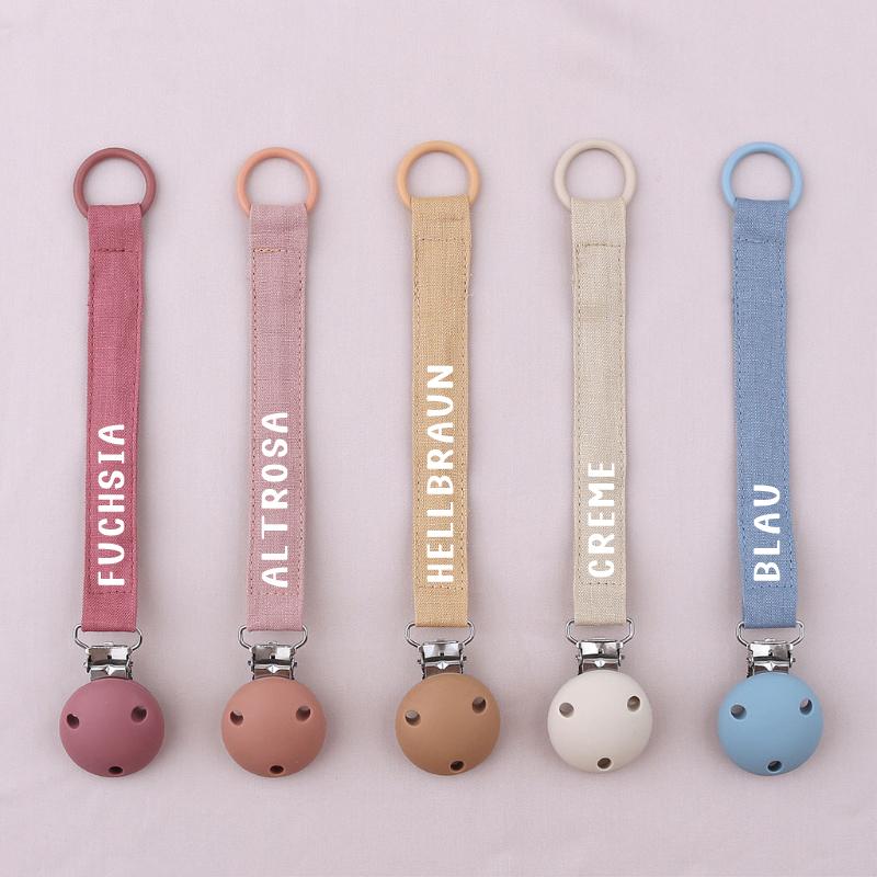 Personalisiertes Schnullerband Schnullerkette Mit Namen Baby von Etsy - oLEDoFrames