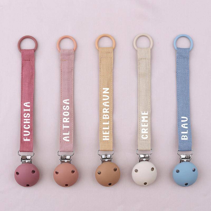 Personalisiertes Schnullerband Schnullerkette Mit Namen Baby von Etsy - oLEDoFrames