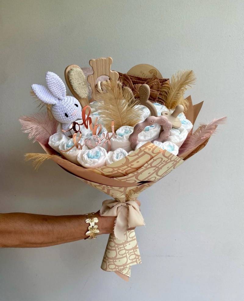 Windelbouquet Medium von Etsy - ohlittlebabych
