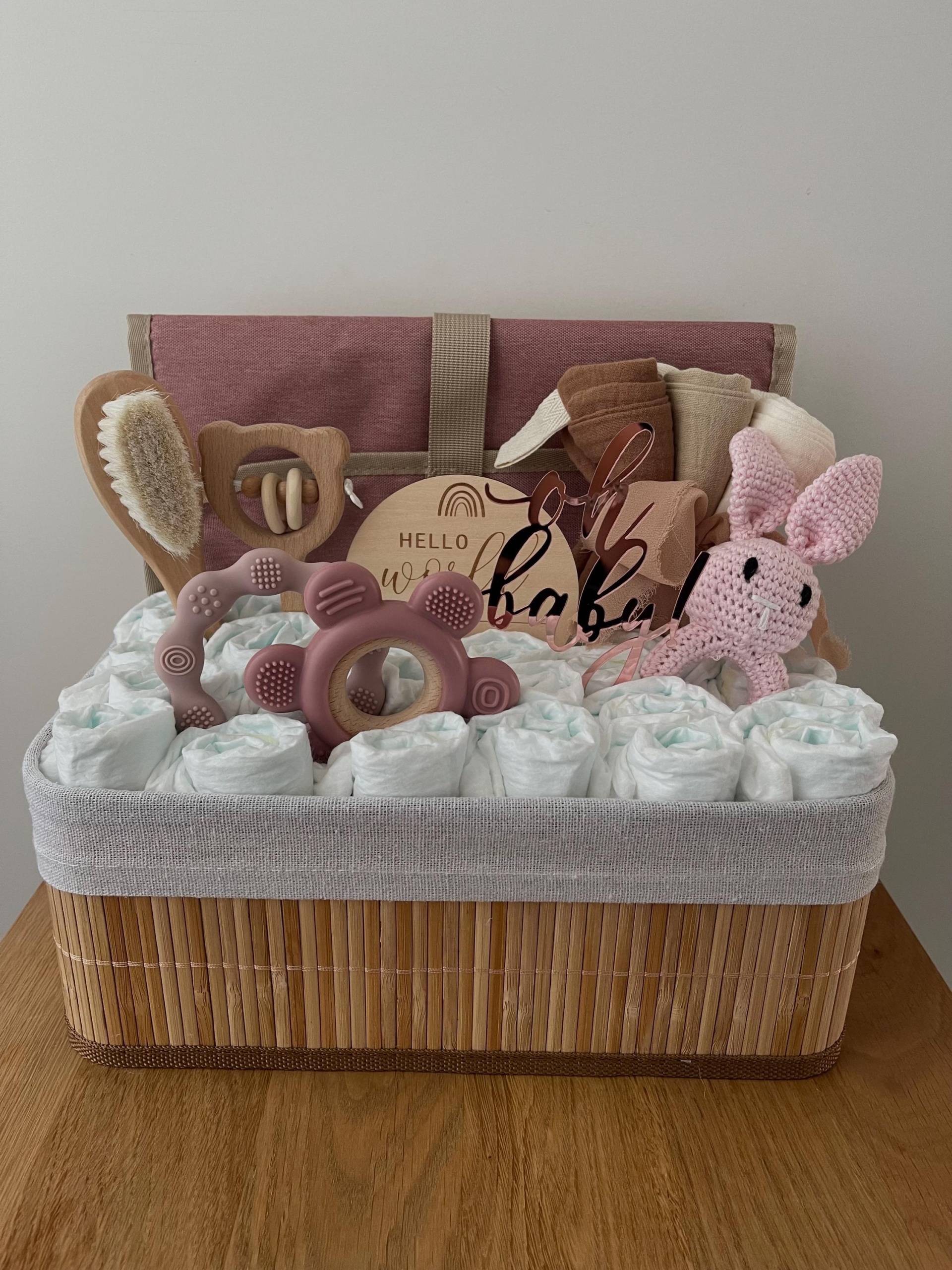 Windelkorb Medium Rosa Windelkorb Medium Rosa von Etsy - ohlittlebabych