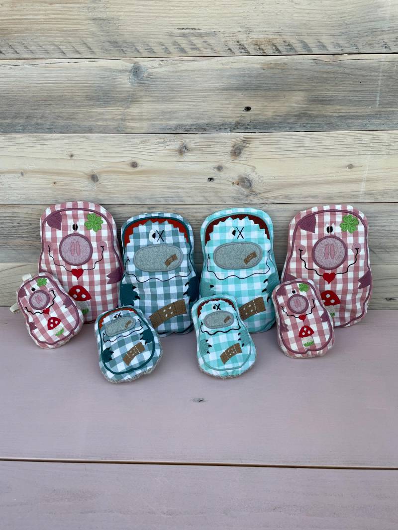 Set Wärmekissen | Kinder Kissen Knudie Entspannungskissen Kinderzimmer Tröster Glücksbringer Dinkel | Bio Körnerkissen von Etsy - omaribychristine