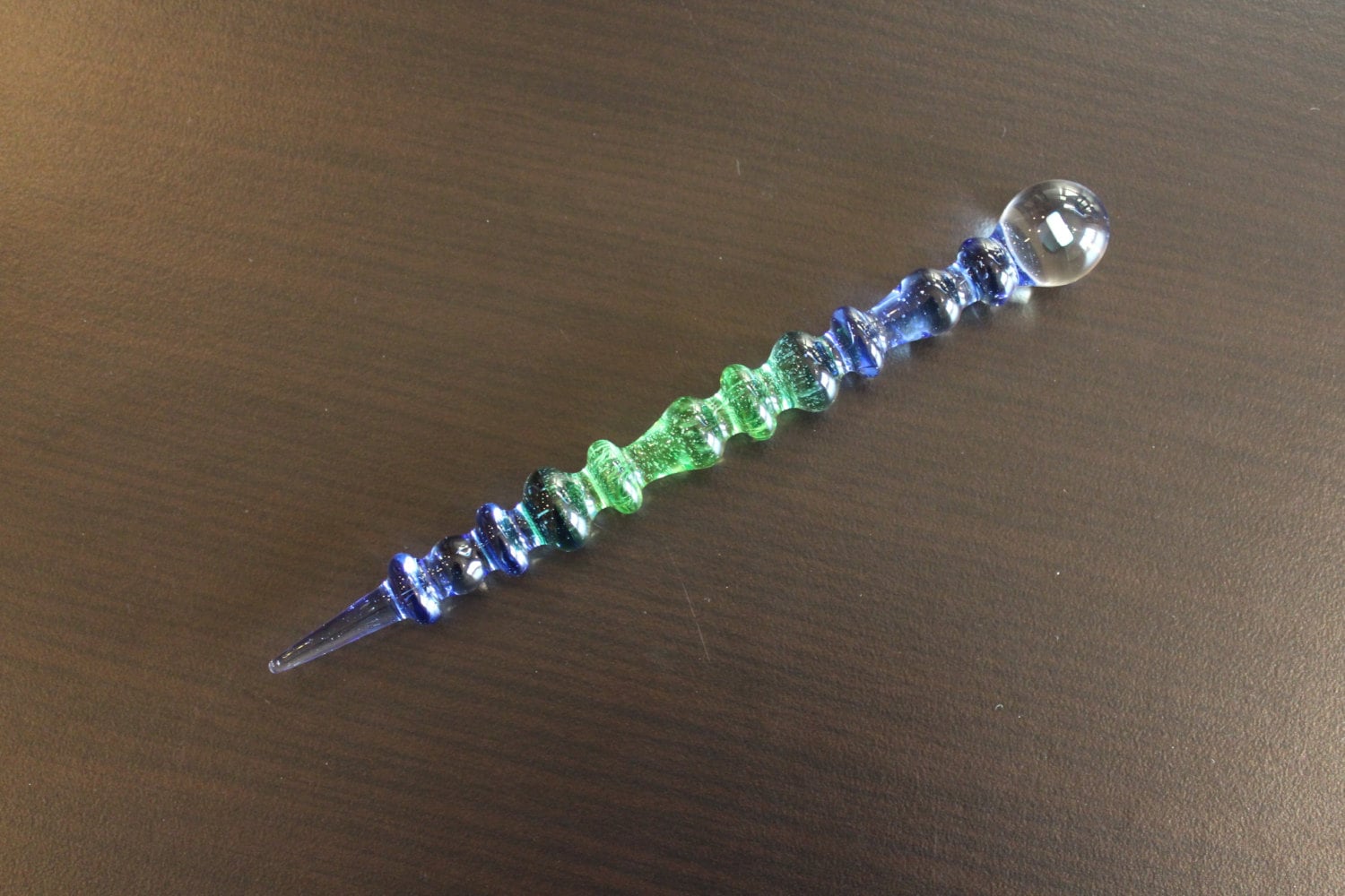 Blue Dream & Kryptonite Opal Kunstglas Parfum Dauber von Etsy - organicglassworks