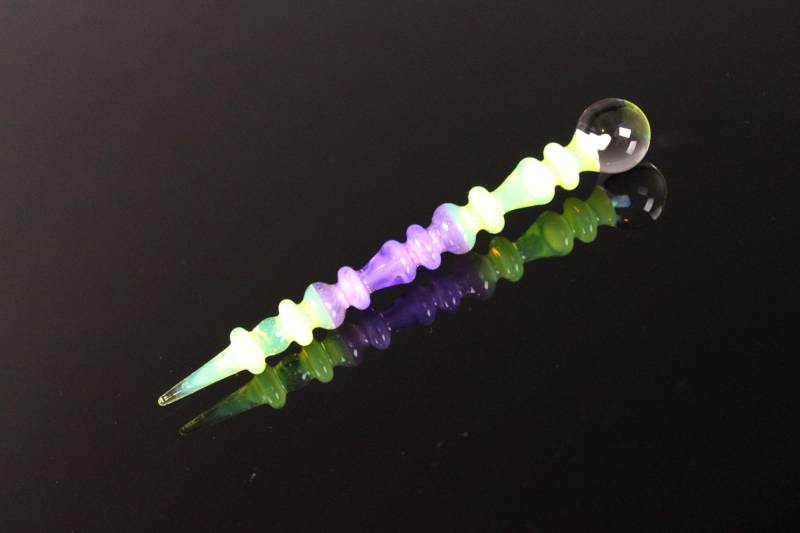 Lila Lollipop Slyme & Opal Art Glas Parfum Dauber Lila Lollipop Slyme & Opal Art Glas Parfum Dauber von Etsy - organicglassworks