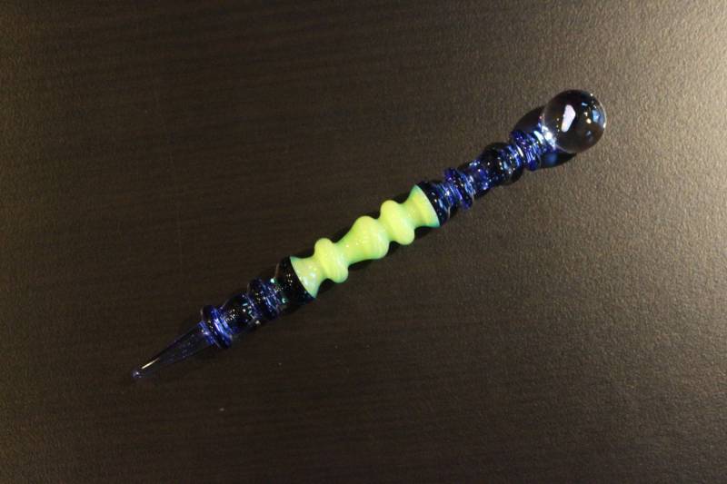 Opal Blauer Traum - Slyme Art Glas Parfüm Dauber von Etsy - organicglassworks