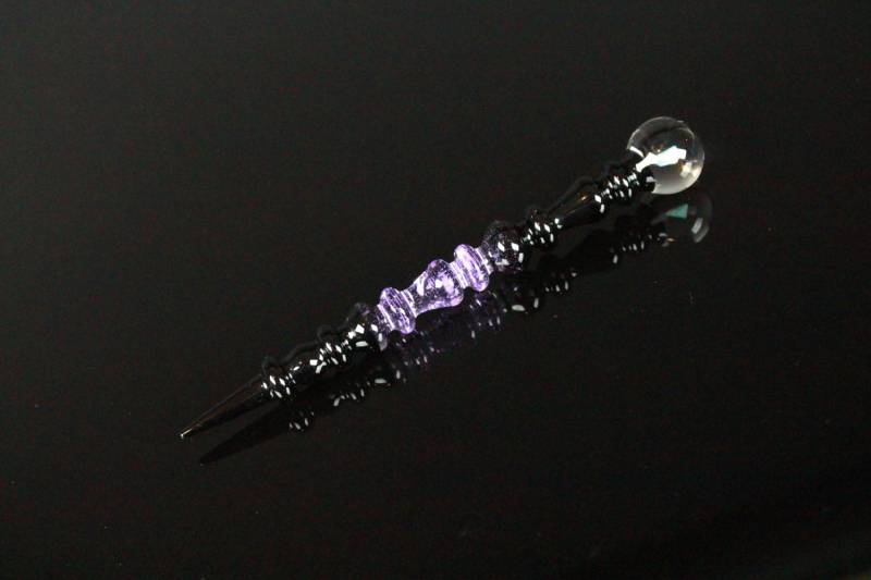 Opal Lila Regen Kunst Glas Parfüm Dauber Opal Lila Regen Kunst Glas Parfüm Dauber von Etsy - organicglassworks