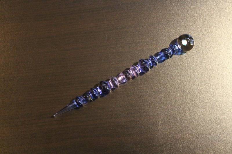 Opal Purple Rain & Blue Dream Kunstglas Parfüm Dauber von Etsy - organicglassworks