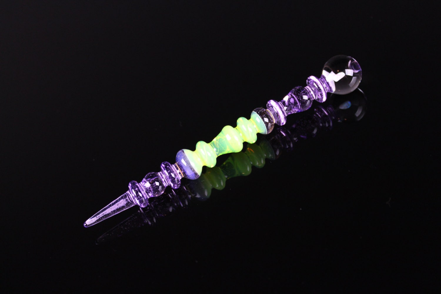 Opal Slyme & Purple Rain Kunstglas Parfüm Dauber von Etsy - organicglassworks