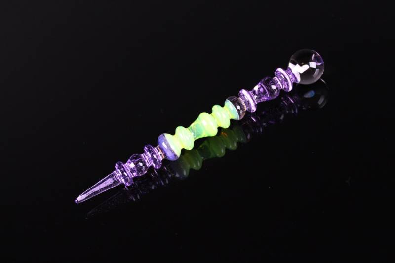 Opal Slyme & Purple Rain Kunstglas Parfüm Dauber Opal Slyme & Purple Rain Kunstglas Parfüm Dauber von Etsy - organicglassworks