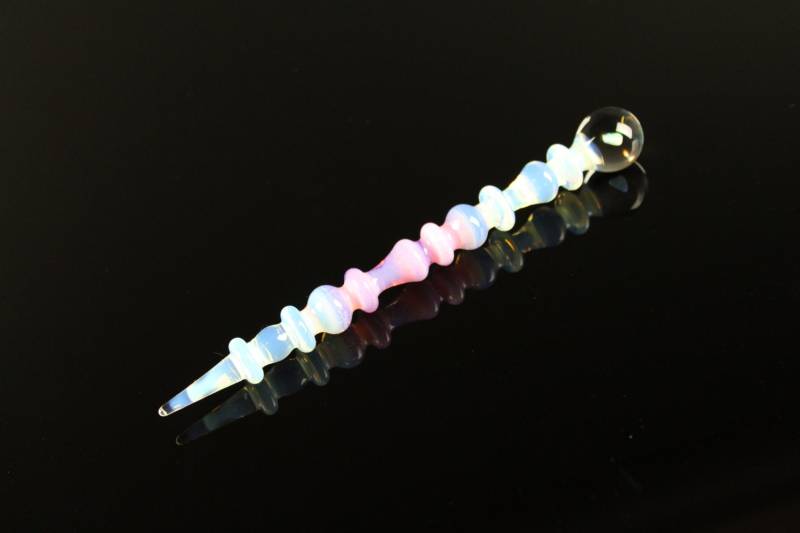 Opalglas & Pink Slyme Mit Einem Opal Kunst Glas Parfüm Dauber von Etsy - organicglassworks