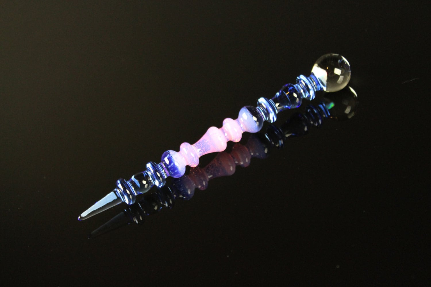 Pink Slyme & Blue Dream Opal Kunst Glas Parfüm Dauber von Etsy - organicglassworks
