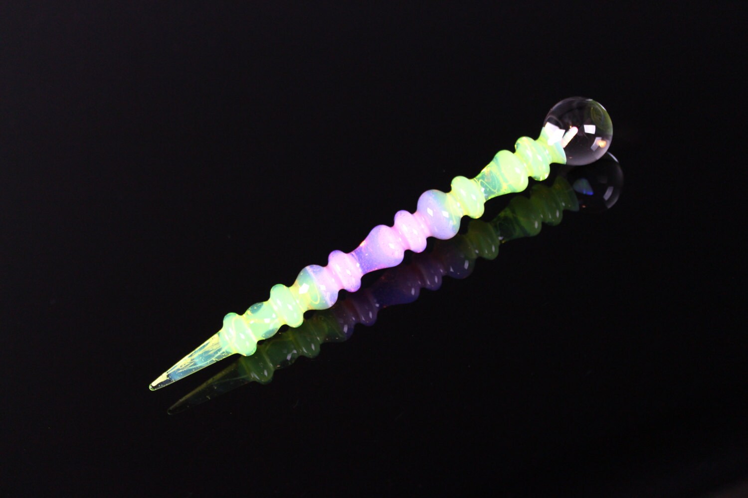 Pink Slyme & Opal Kunst Glas Parfüm Dauber von Etsy - organicglassworks