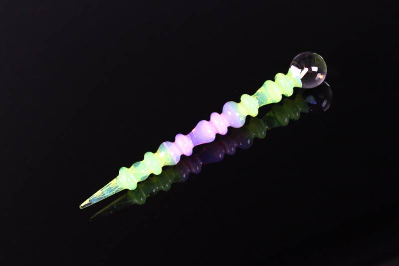 Pink Slyme & Opal Kunst Glas Parfüm Dauber von Etsy - organicglassworks