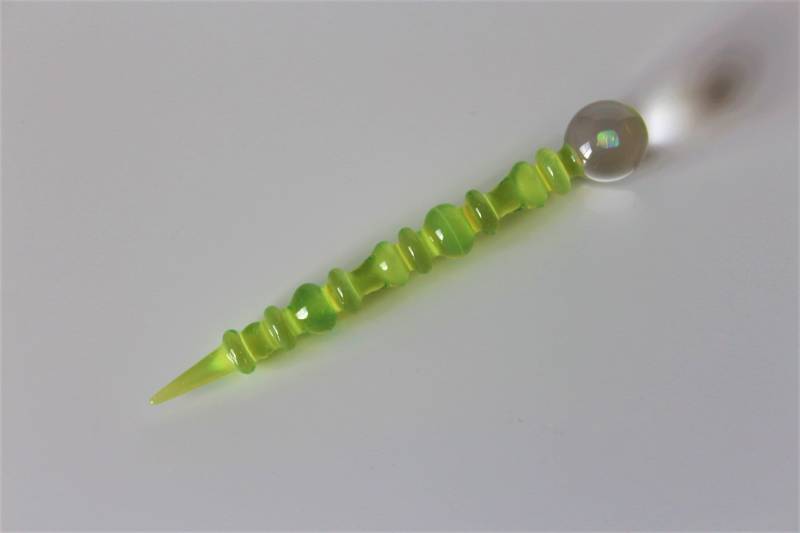 Sunset Slyme Cfl Farbwechsel Pink/Grün Opal Kunst Glas Parfüm Dauber von Etsy - organicglassworks