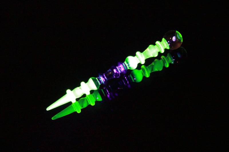 Uv Illuminati & Blue Dream Schwarzlicht Glow Opal Kunst Glas Parfüm Dauber von Etsy - organicglassworks