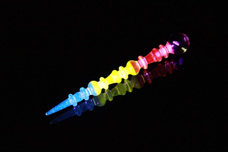 Uv Nova/Blau-Uv Lucy Schwarzlicht Glow Opal Art Parfüm Glas Dauber von Etsy - organicglassworks