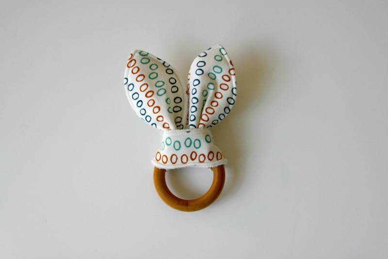 Bio Holz Beißring, Crinkle Toy, Bubble Boy, Knit Greifling, Greifling von Etsy - owesley