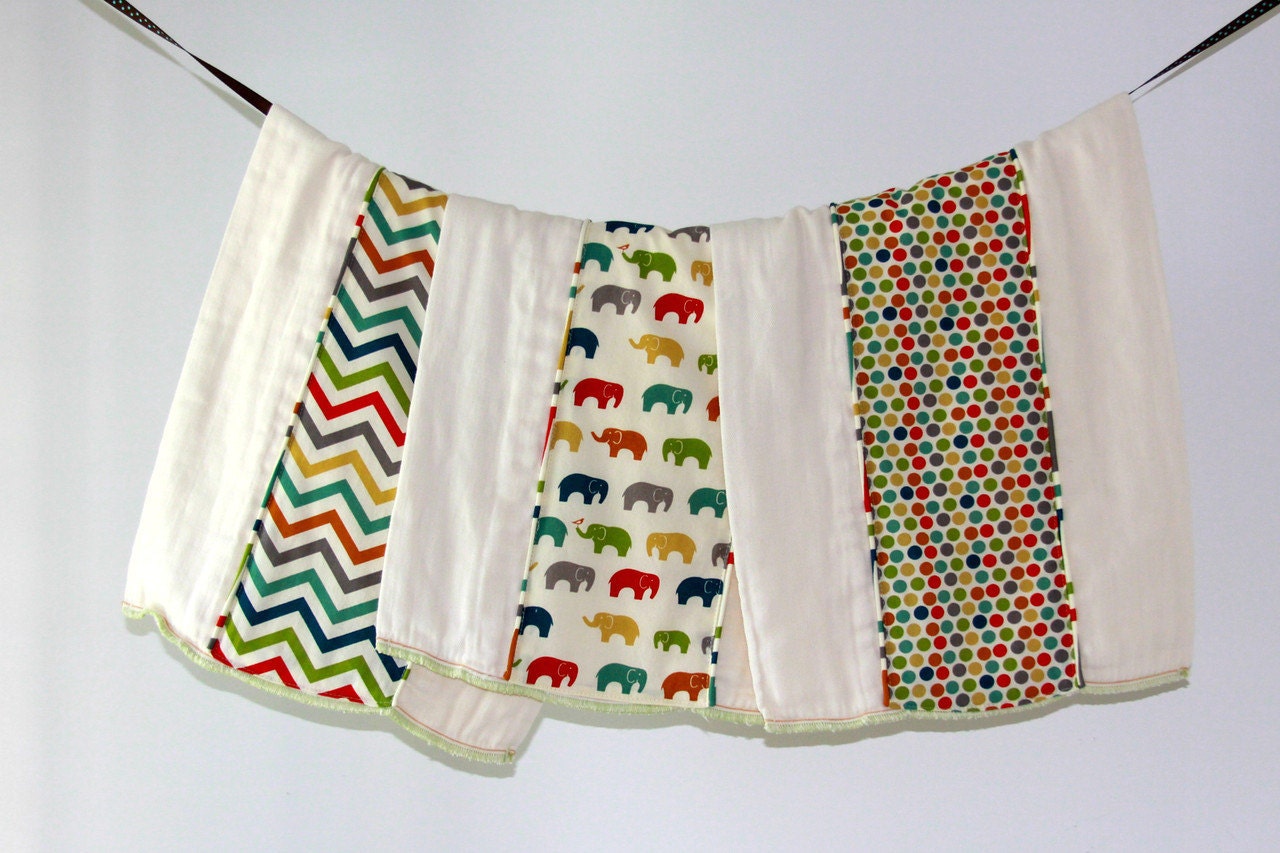 Bio Spucktuch 3Er Set. Bunte Elefant. Baby Spucktücher, Spucktücher Neugeborenen Geschenk, Party Spucktuch, Essentials von Etsy - owesley