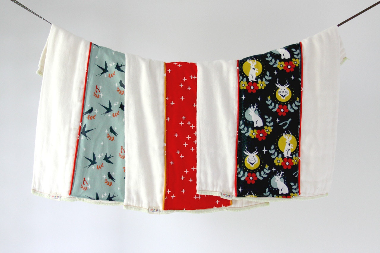 Bio Spucktuch 3Er Set. Spucktuch, Neugeborenen Baby Geschenk, Shower Essentials von Etsy - owesley