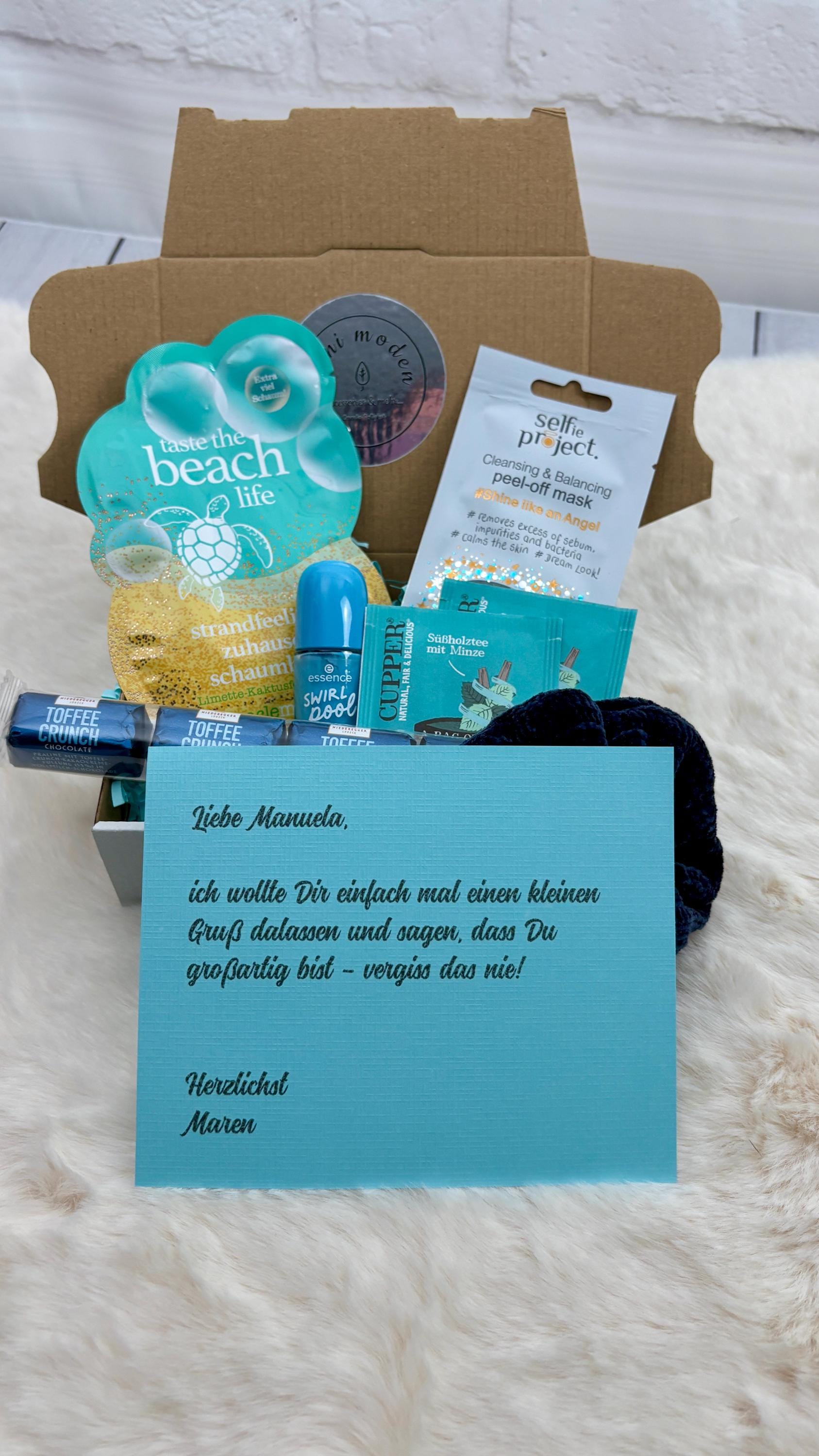 Beautybox, Geschenkbox, Beste Freundin Box, Wellnessbox, Z.b. Zum Geburtstag, Auf Wunsch Mit Grußbotschaft Beautybox, Geschenkbox, Beste Freundin Box, Wellnessbox, Z.b. Zum Geburtstag, Auf Wunsch Mit Grußbotschaft von Etsy - panimoden