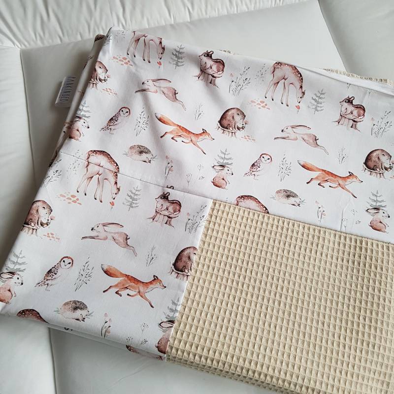 Bezug Für Wickelauflage Wickelauflagenbezug Wickelunterlage Waffelpique von Etsy - pankinbed
