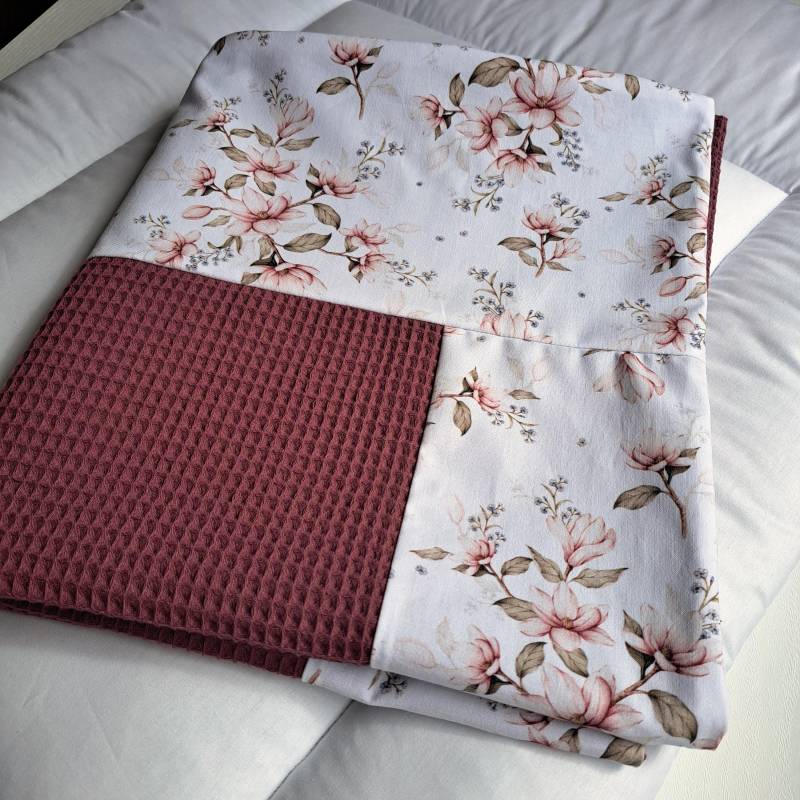 Wickelauflagenbezug Magnolien Bezug Für Wickelauflage Wickelunterlage Blumen Floral von Etsy - pankinbed