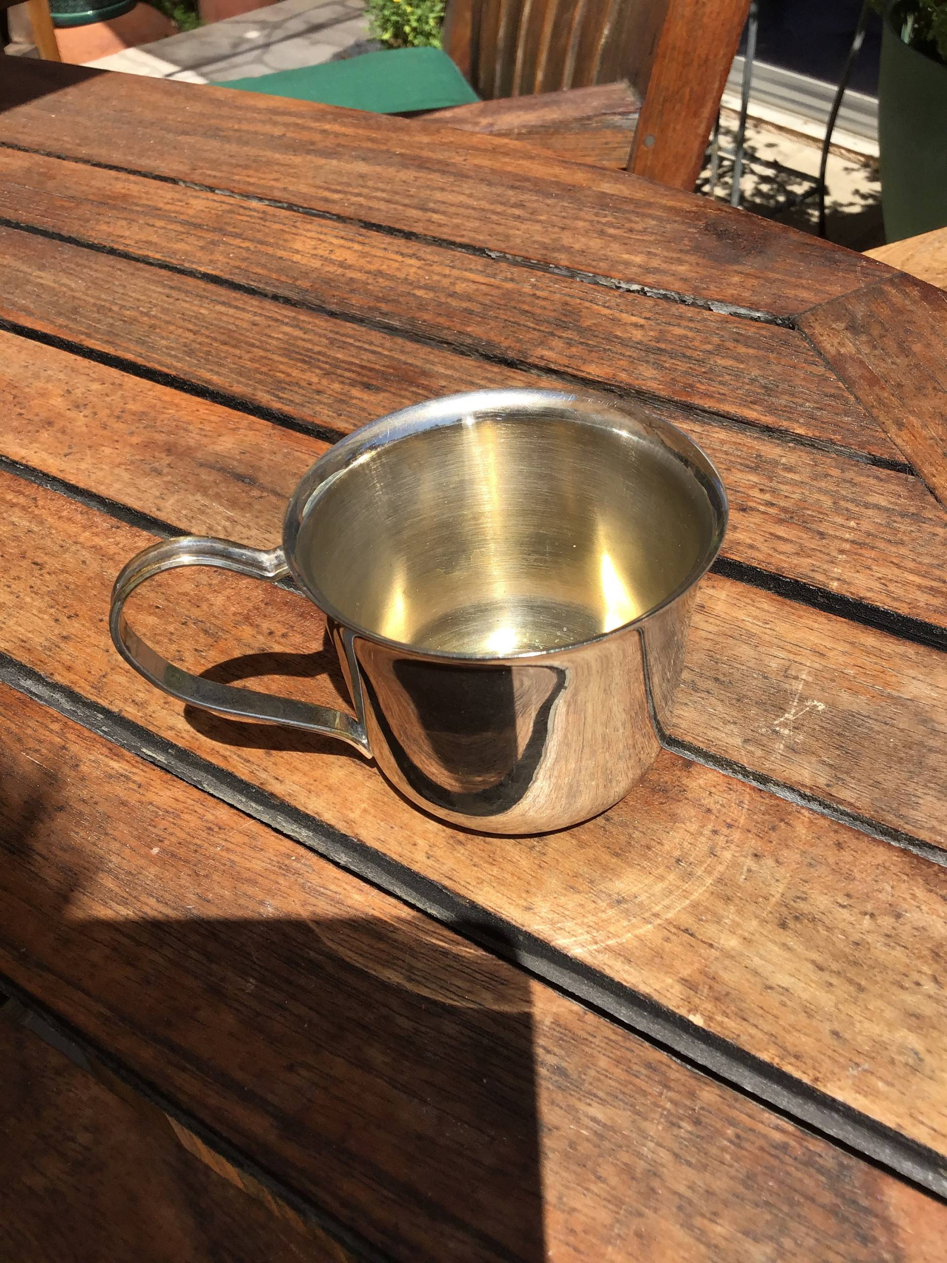 Vintage Leonard Versilberte Babytasse Mit Henkel Vintage Leonard Versilberte Babytasse Mit Henkel von Etsy - patinalatinas