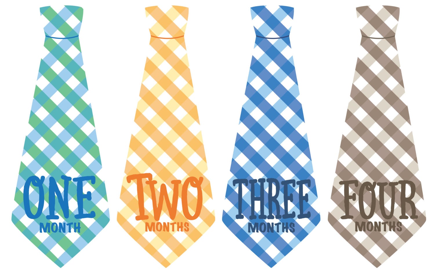 Geschenkangebot, Monatliche Babyaufkleber, Krawatte Baby Aufkleber Junge, Monat Aufkleber, Karierte Krawatte, Boy, Baby-Geschenk von Etsy - pennyandprince