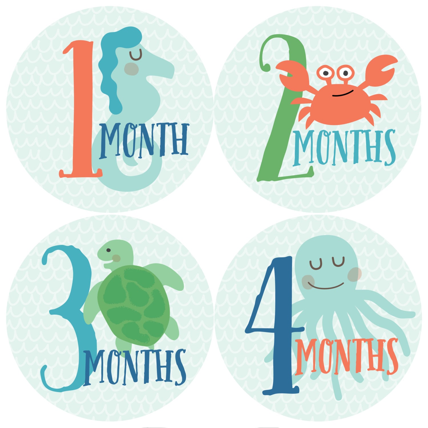 Geschenkangebot Monatliche Babyaufkleber Ocean Aufkleber Meer Meeresbewohner Von Monat Zu Baby-Geschenk, Baby Boy Geschenkangebot Monatliche Babyaufkleber Ocean Aufkleber Meer Meeresbewohner Von Monat Zu Baby-Geschenk, Baby Boy von Etsy - pennyandprince