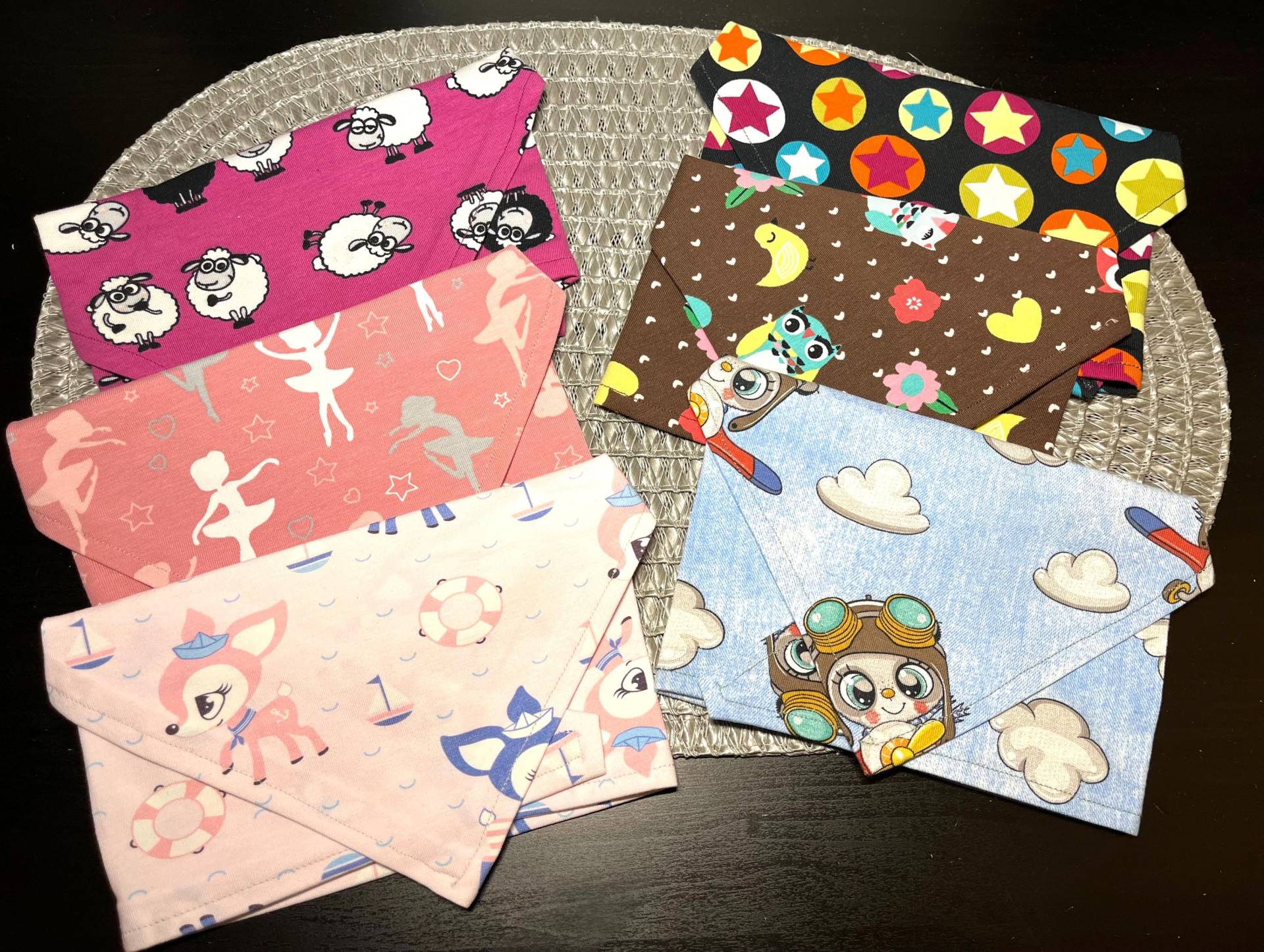 Halstücher, Dreieckshalstücher, Newborn, Baby, Lätzchen, Babygirl, Babyboy, Wunder, Geschenk, Geburt, Mama von Etsy - pinkbowKristinchen