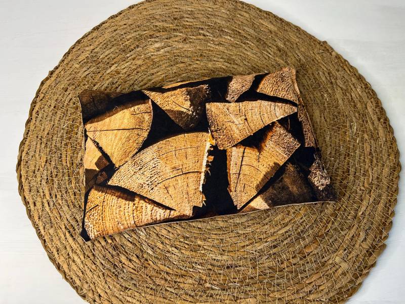 Kirschkernkissen, Wärmekissen, Körnerkissen, Mikrowelle, Handmade, Holz von Etsy - pinkbowKristinchen