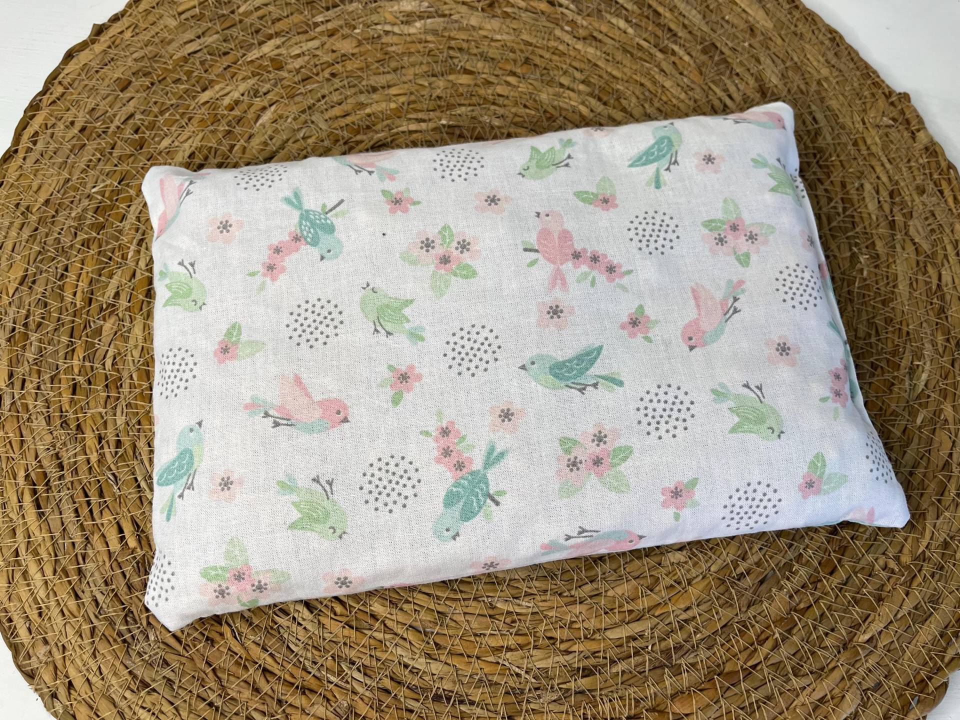 Kirschkernkissen, Wärmekissen, Körnerkissen, Mikrowelle, Handmade, Vögelchen, Kind von Etsy - pinkbowKristinchen