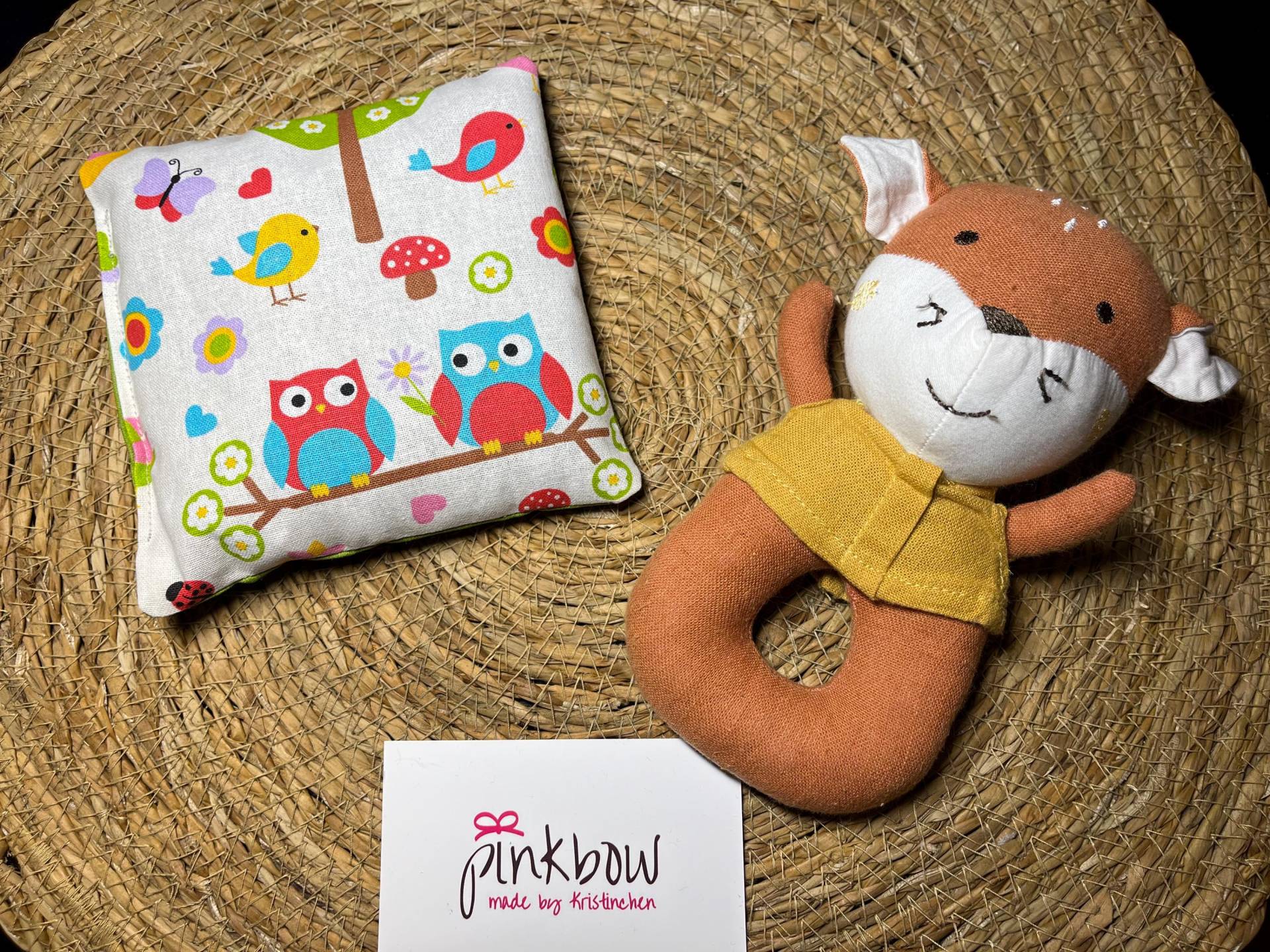 Rapssamenkissen Baby, Wärmekissen, Körnerkissen, Wärme, Mikrowelle, Handmade With Love, Geburt, Geschenk, Eulen, Babygirl, Kinderwagen von Etsy - pinkbowKristinchen